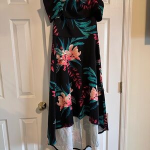 Floral Off-Shoulder Dress